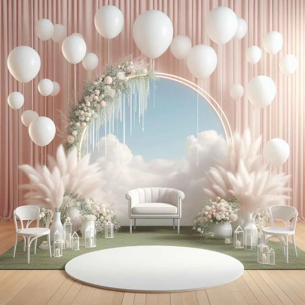 Backdrop Stand: Ideal for Round Balloon Arches & Events